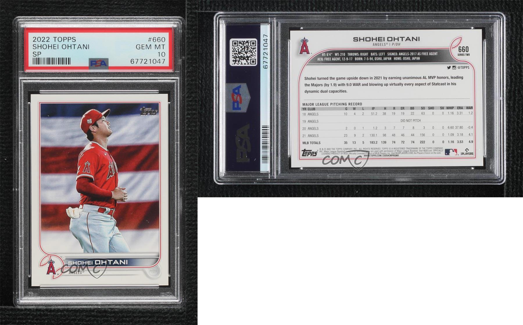 【現金特価】 2022 #660 Ohtani Shohei SP Variation Image 2 Series Topps Topps
