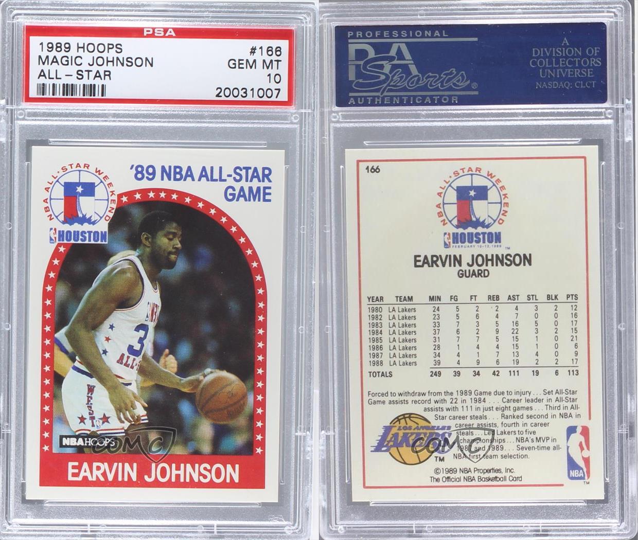 Magic Johnson Basketball Card Nba Hoops Free 1992 Magic Johnson usa