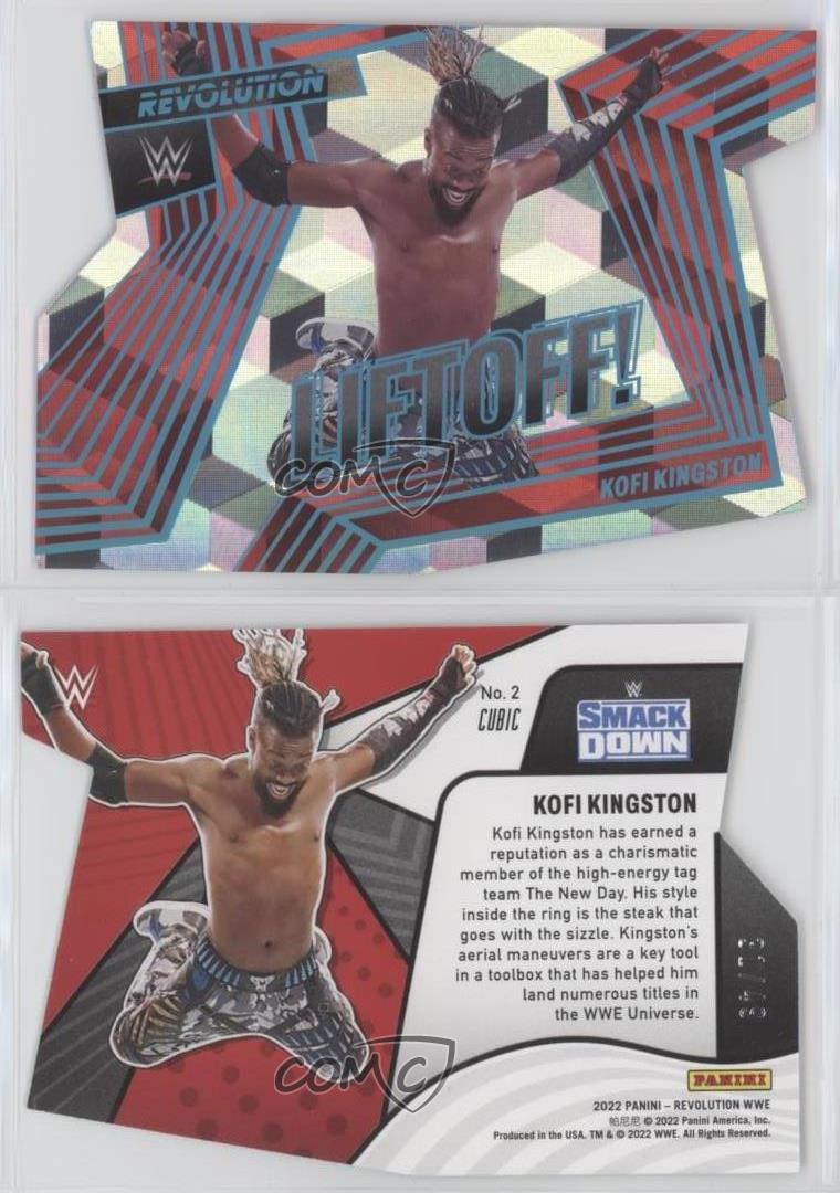 ¡Despegue Panini Revolution WWE 2022! Cubic/49 Kofi Kingston #2 - Imagen 3 de 3
