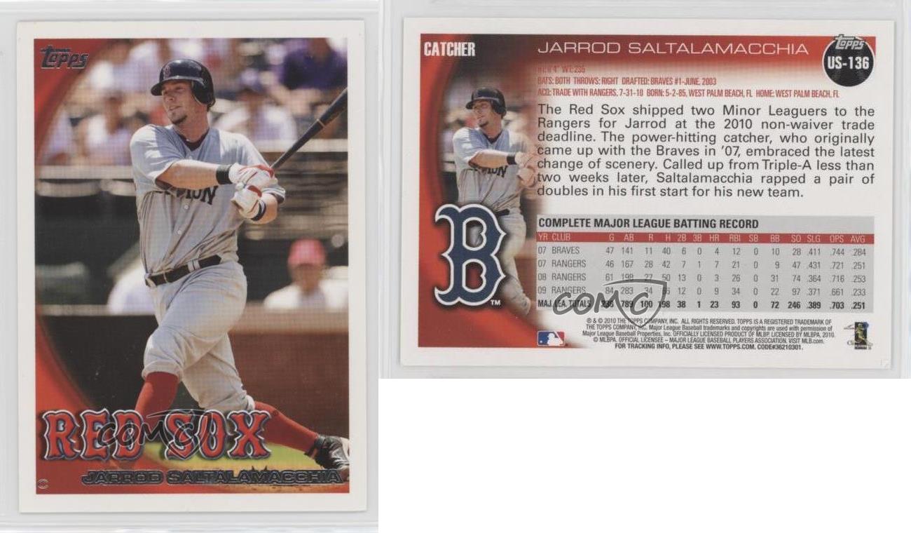 2010 Topps Update Jarrod Saltalamacchia #US-136
