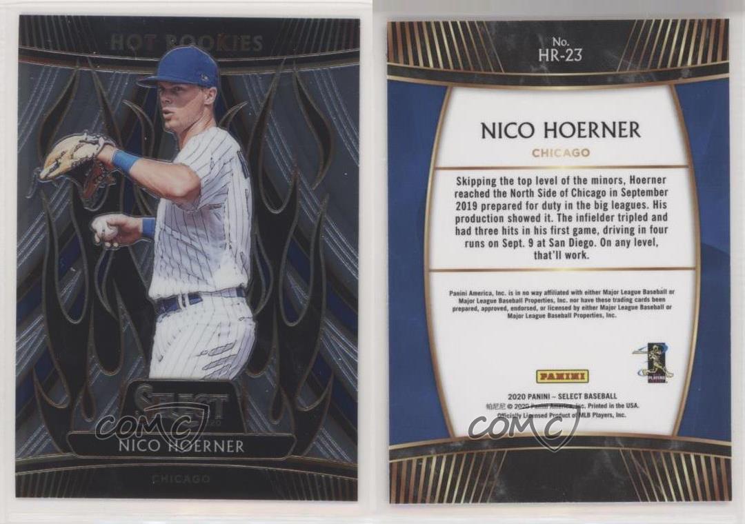 2020 Panini Select Hot Rookies Nico Hoerner #HR-23 RC - Picture 3 of 4