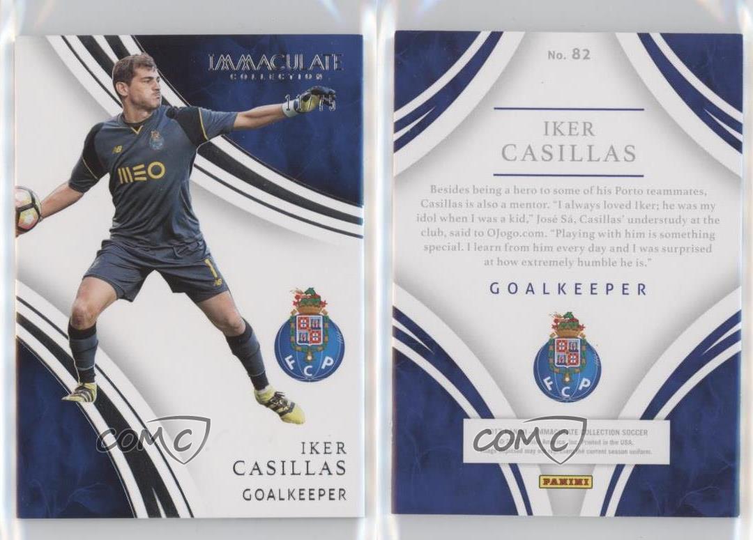 2017 Panini Immaculate /75 Iker Casillas #82