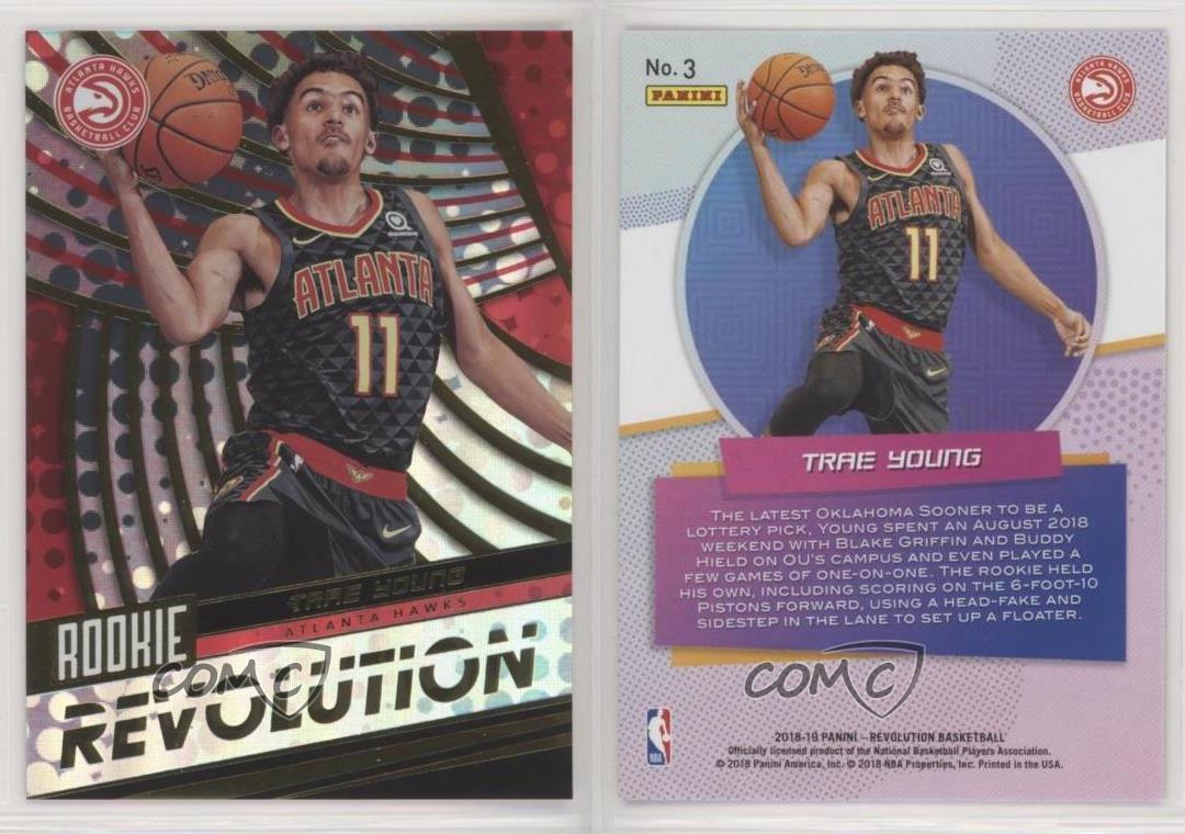 2018-19 Panini Revolution Rookie Revolution Trae Young #3 Rookie RC | eBay