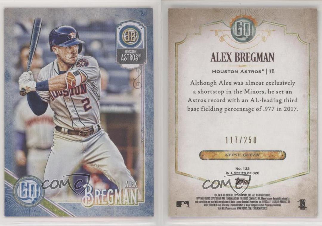 2018 Topps Gypsy mode Queen Indigo /250 Alex Bregman #123