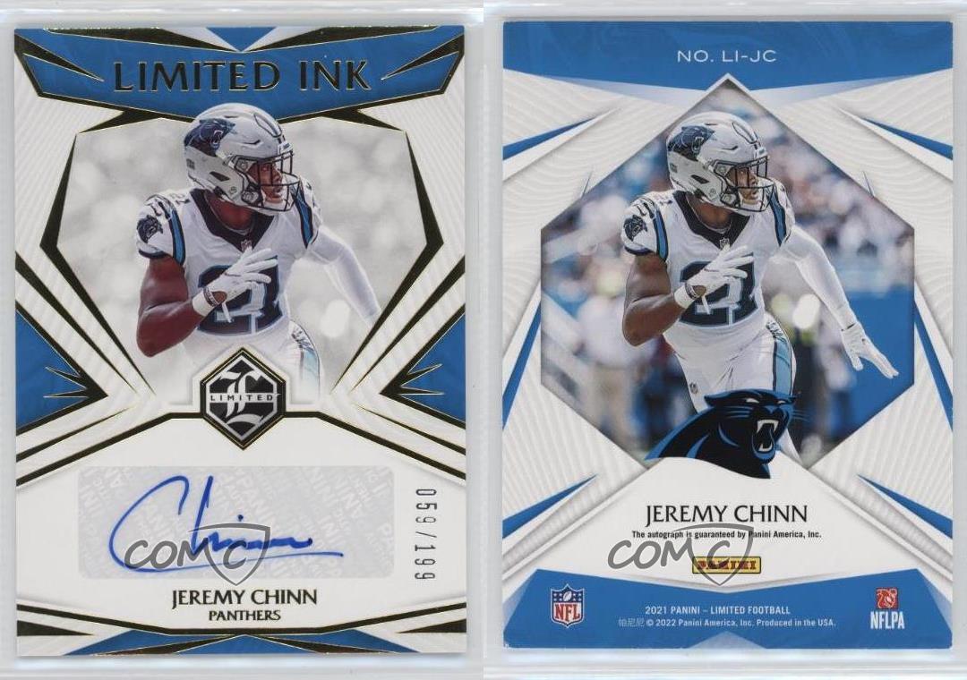 2021 Panini Limited Limited INK /199 Jeremy Chinn #LI-JC Auto