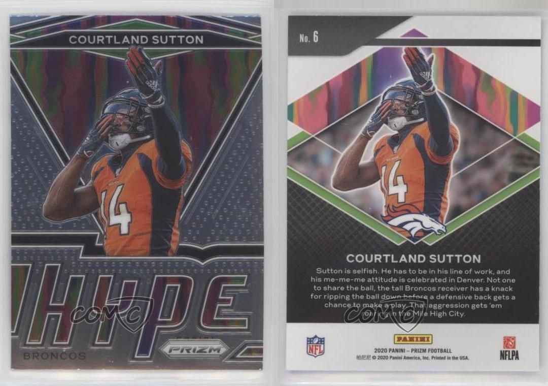 2020 Panini Prizm Hype Courtland Sutton #6 - Bild 6 von 7