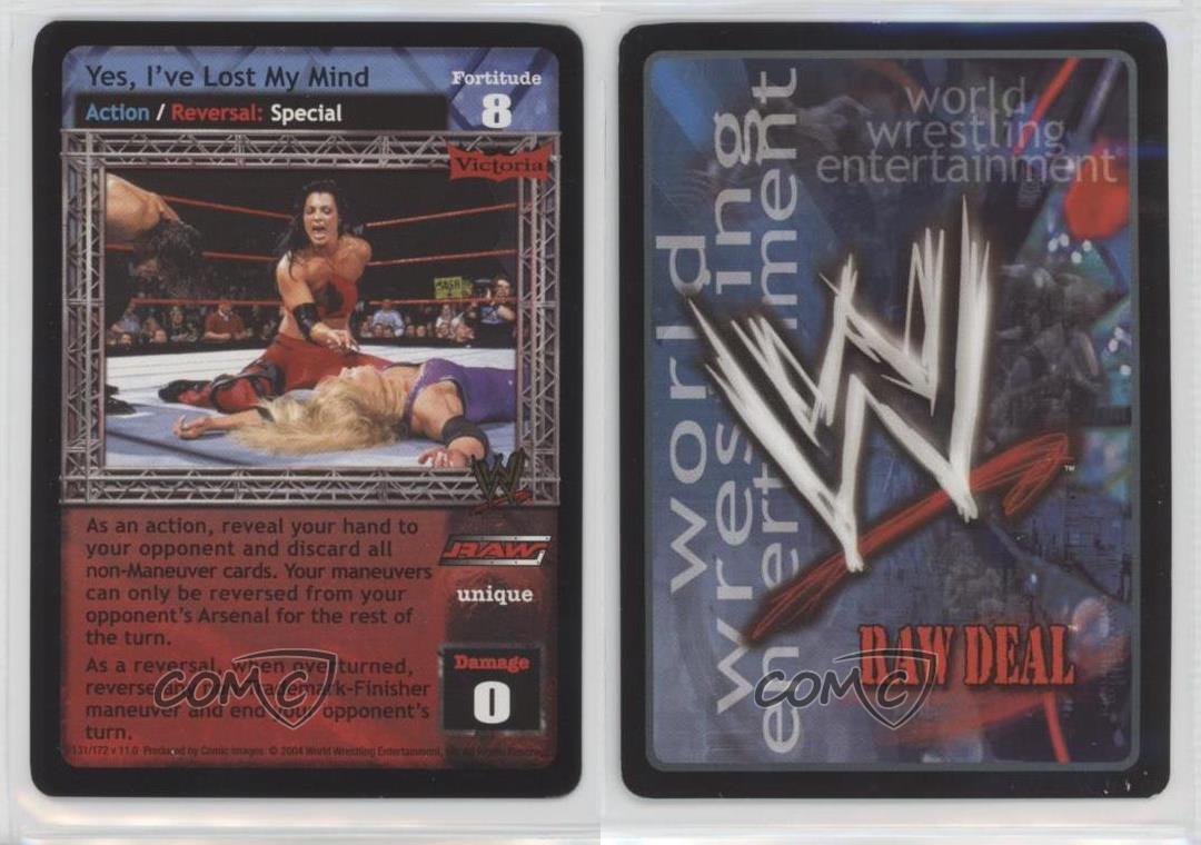 2004 WWE Raw Deal Trading Card Game Expansion 11: Divas Overload #131/172V11 - Picture 3 of 3