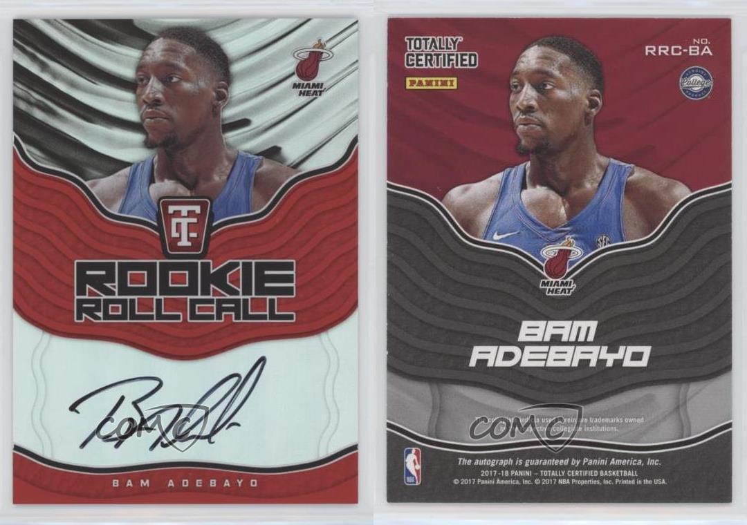 2017 Panini Totally Certified Rookie Roll Call Red Bam