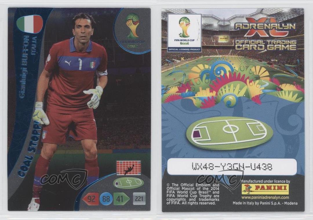 Panini 319 Gianluigi Buffon Italien FIFA WM 2014 Brasilien 