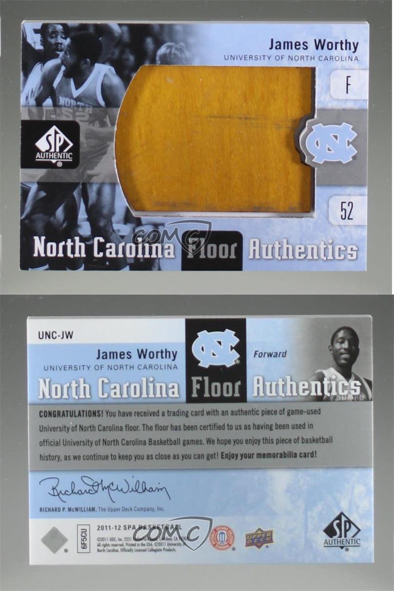 2011-12 SP Authentic North Carolina Floor Authentics James Worthy #UNC-WO HOF 