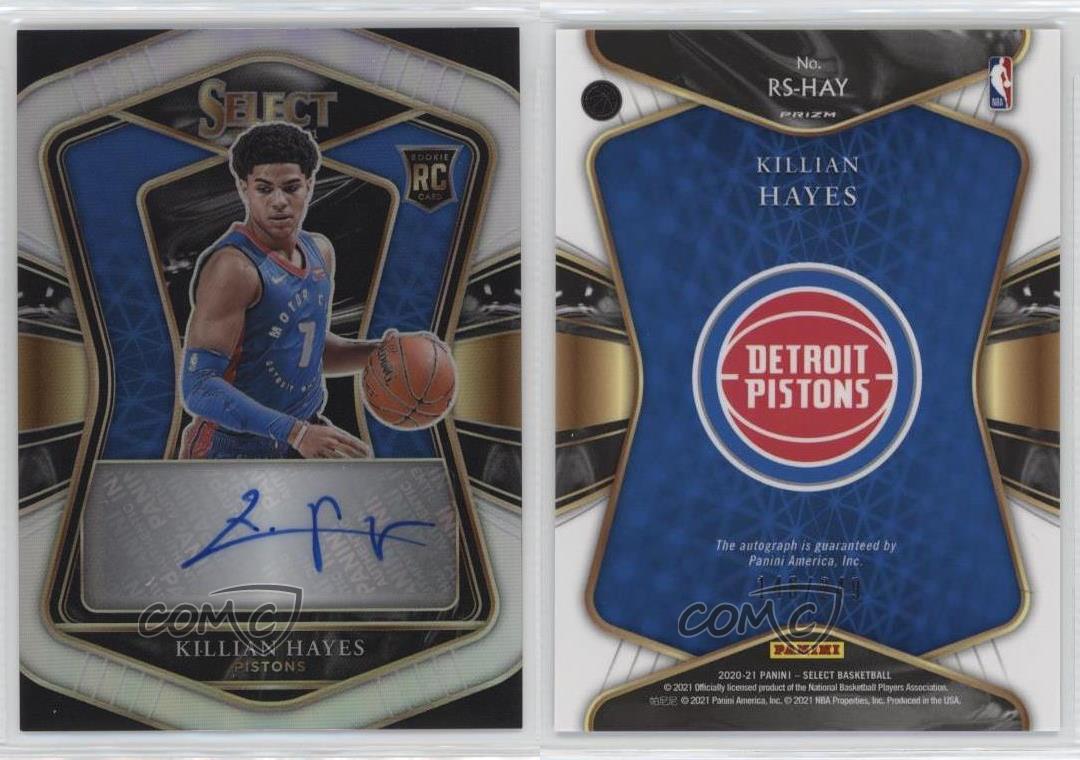 2020-21 Panini Select - Rookie Signatures Killian Hayes #RS-HAY