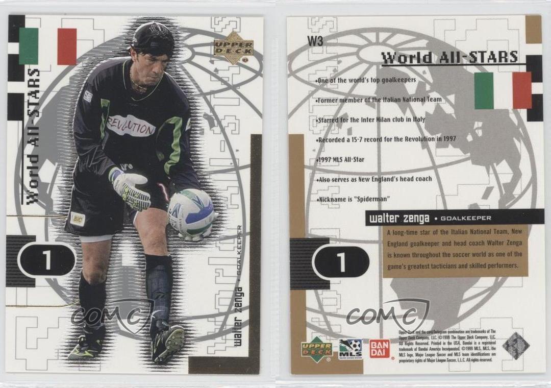 1999 Upper Deck MLS World All-Stars Walter Zenga #W3 | eBay 1999 Upper Deck MLS World All-Stars Walter Zenga #W3 | eBay