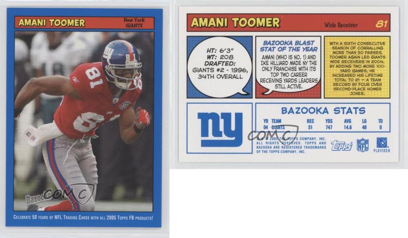 Stats — Amani Toomer