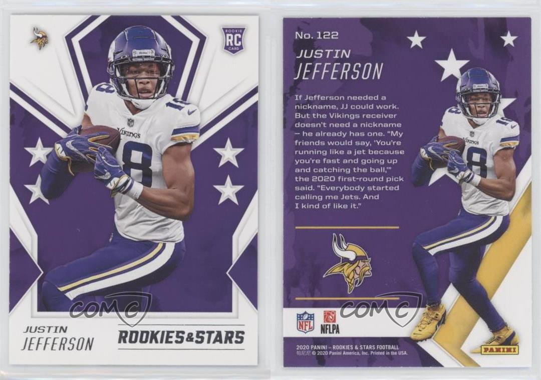 2020 Panini Rookies & Stars Rookie Justin Jefferson #122 RC