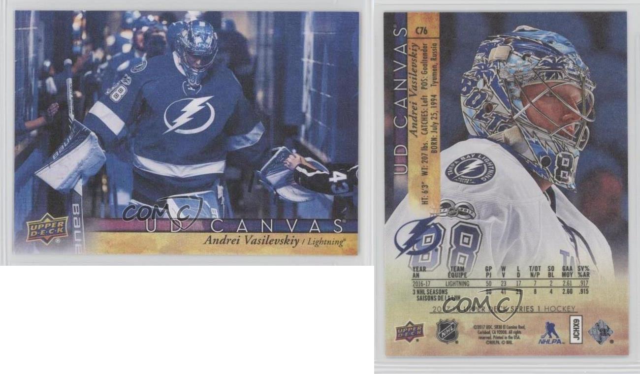 2017-18 Upper Deck UD Canvas Andrei Vasilevskiy #C76