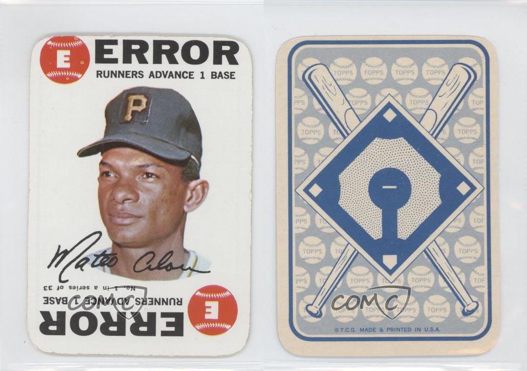 1968 Topps Game 1 Matty Alou Pittsburgh Pirates Baseball Card eBay