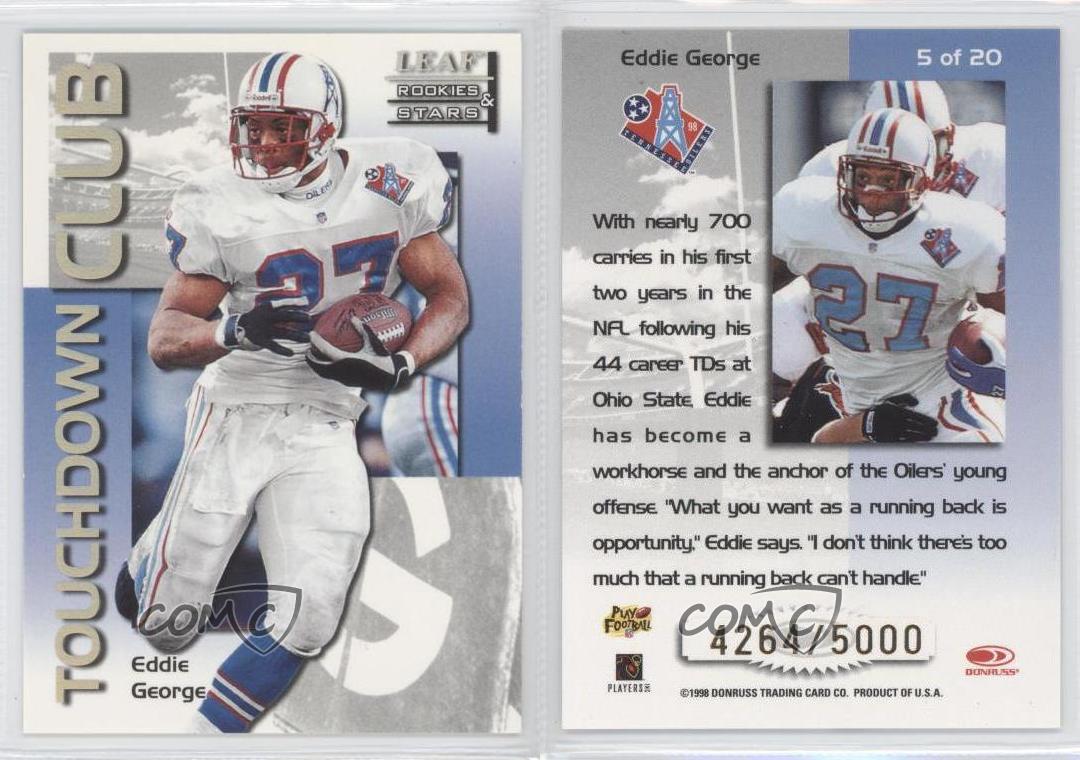 Eddie George 1998 Leaf Donruss Rookies & Stars Game Plan #/5000