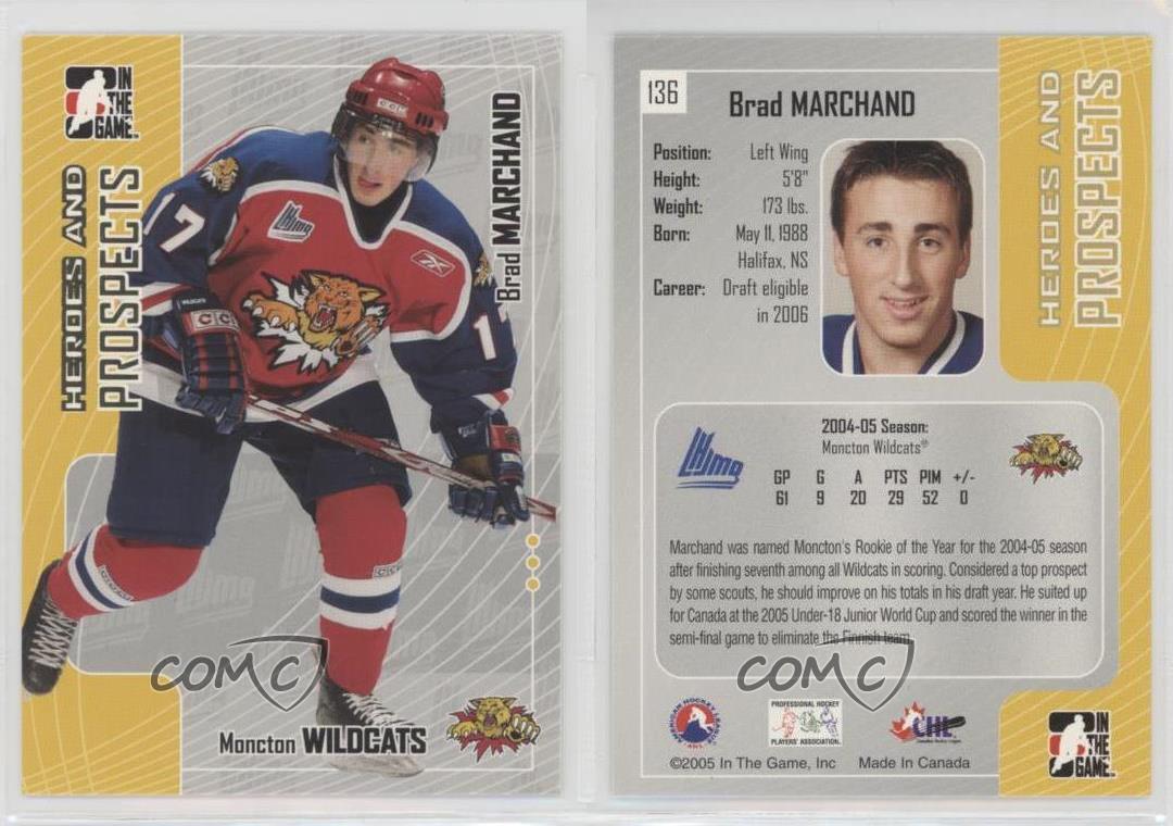 2005-06 ITG Héros et Perspectives Brad Marchand #136 - Photo 4 sur 4