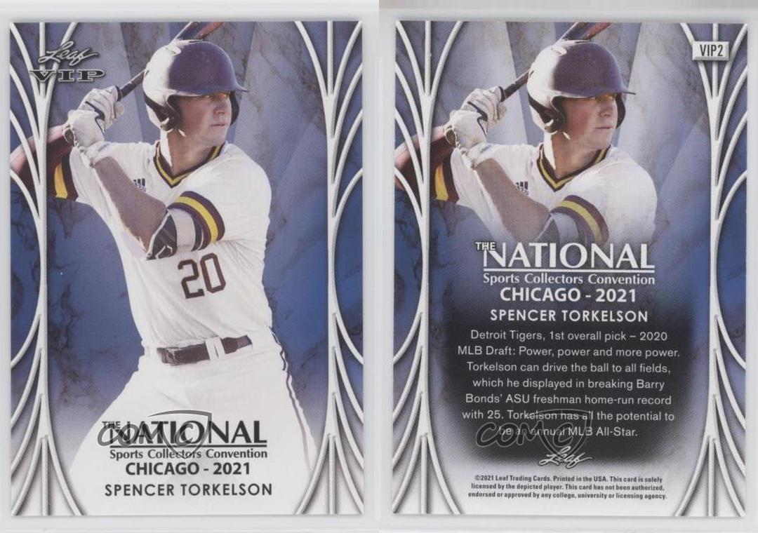 SPENCER TORKELSON 2021 LEAF VIP NATIONAL CONVENTION 1ST GRADED 10