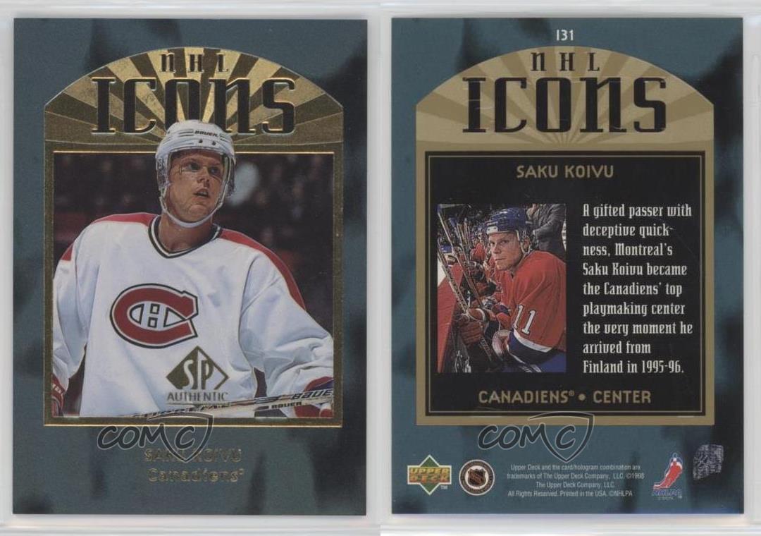 Saku Koivu Leaf Sisu 1994-1995 Golden Signature | eBay