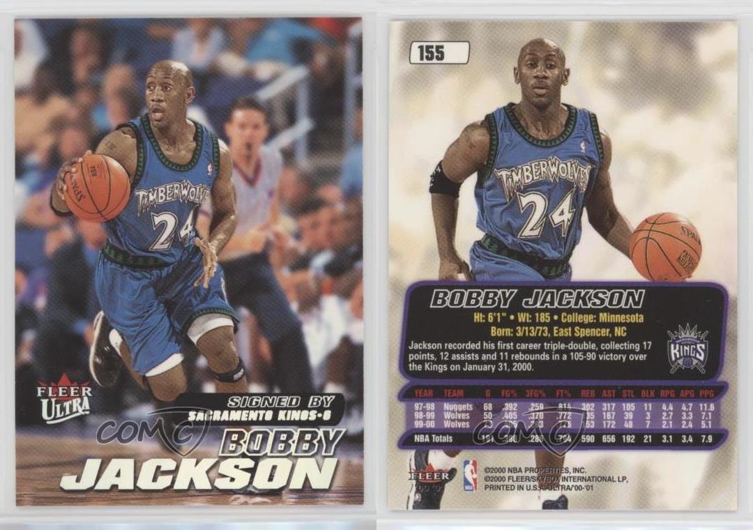 2000-01 Ultra #155 Bobby Jackson - NM-MT