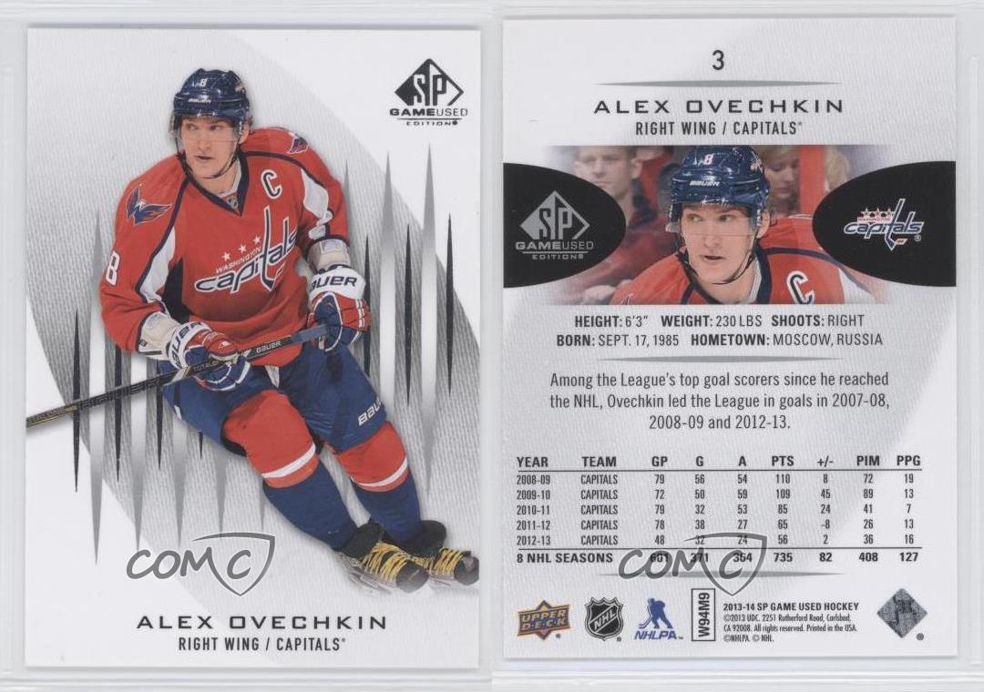 201314 SP Game Used Edition 3 Alex Ovechkin Washington Capitals