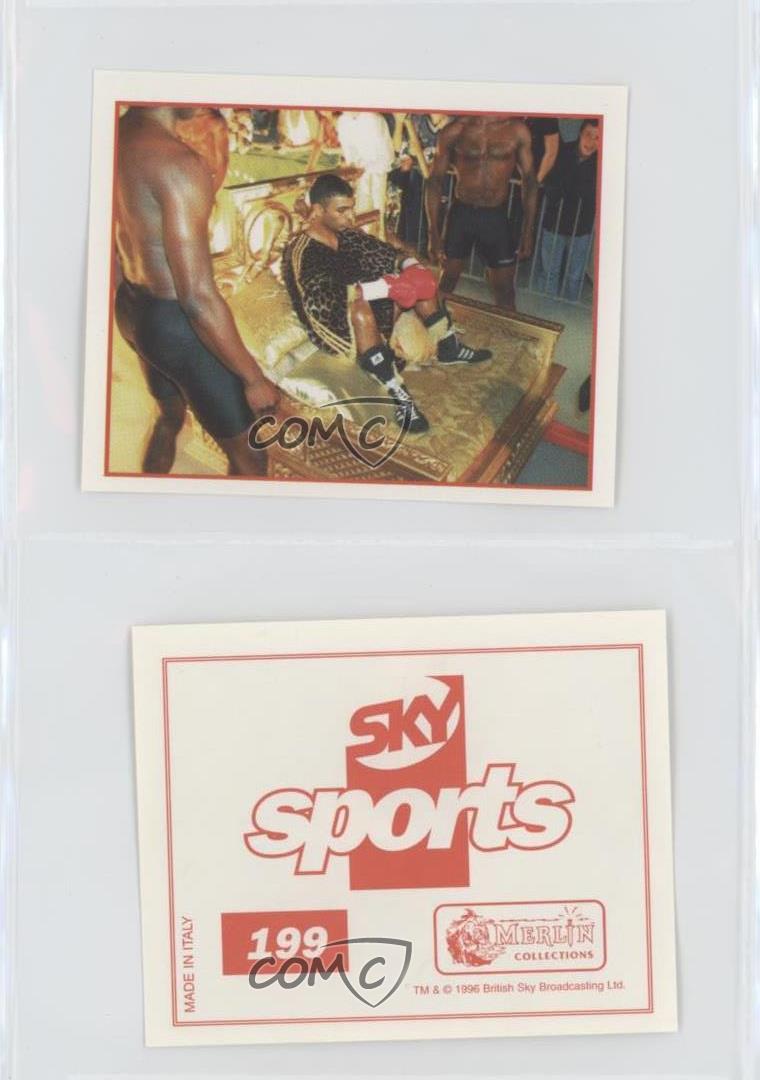 1996 Merlin Sky Sports Album Stickers Naseem Hamed #199 - Picture 3 of 4