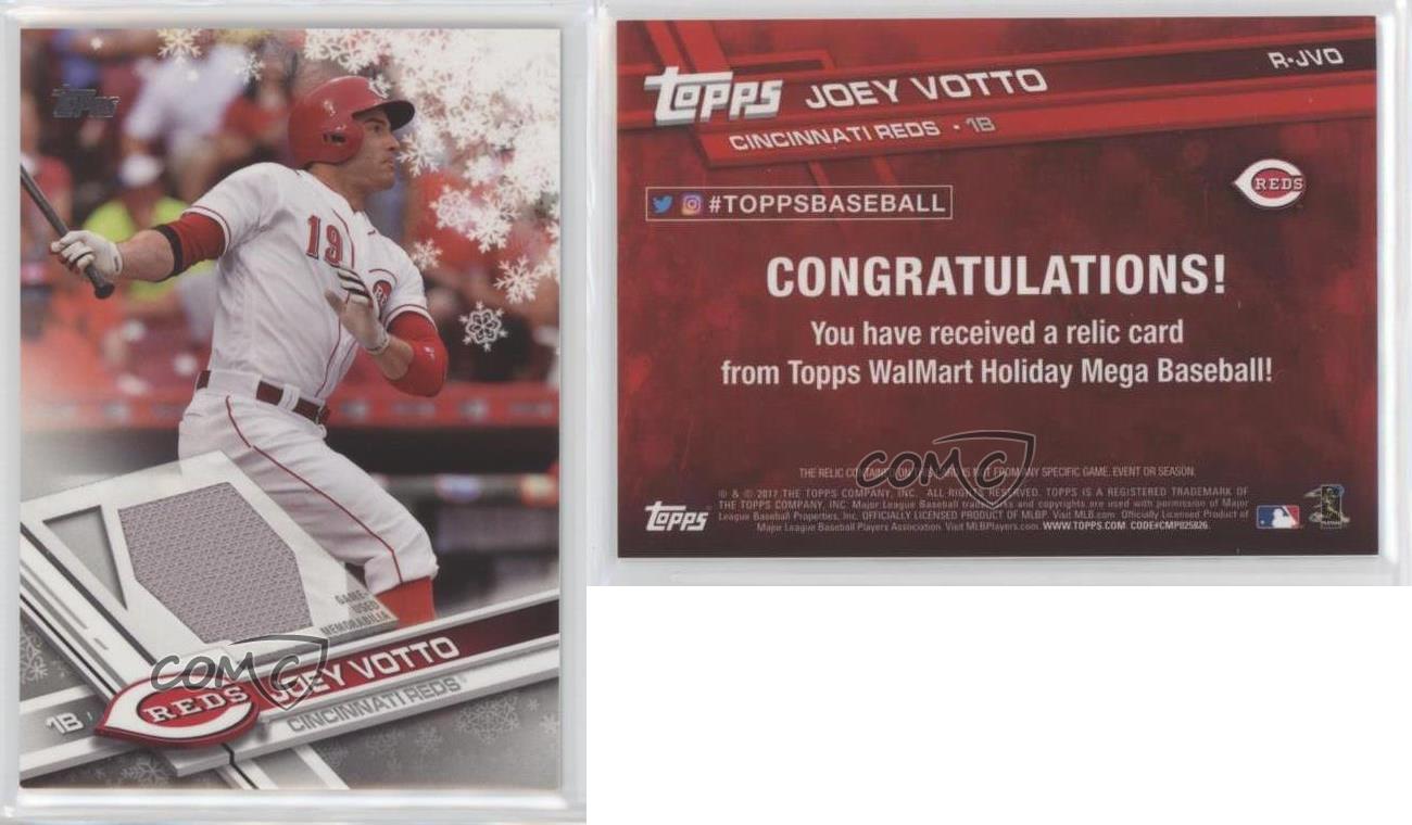 2018 Topps Holiday JOEY VOTTO Game-Used Relic #R-JVO Cincinnati Reds