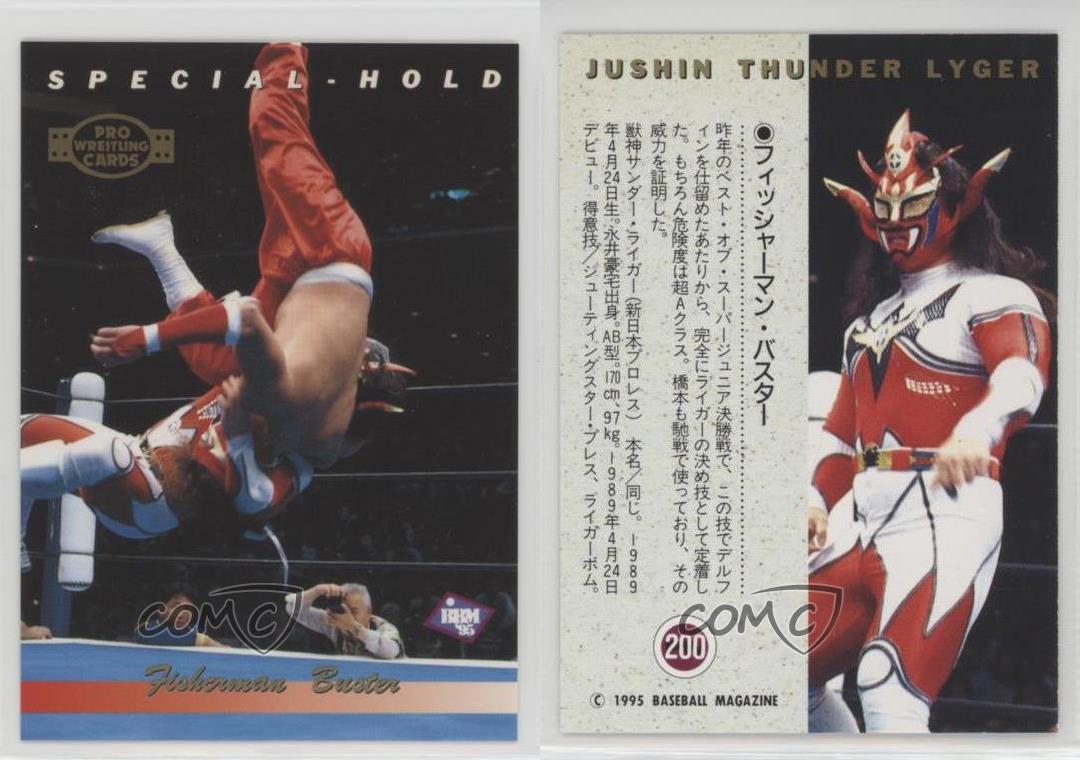 Jushin Thunder Liger cover Wrestling magazine 1995 NJPW 
