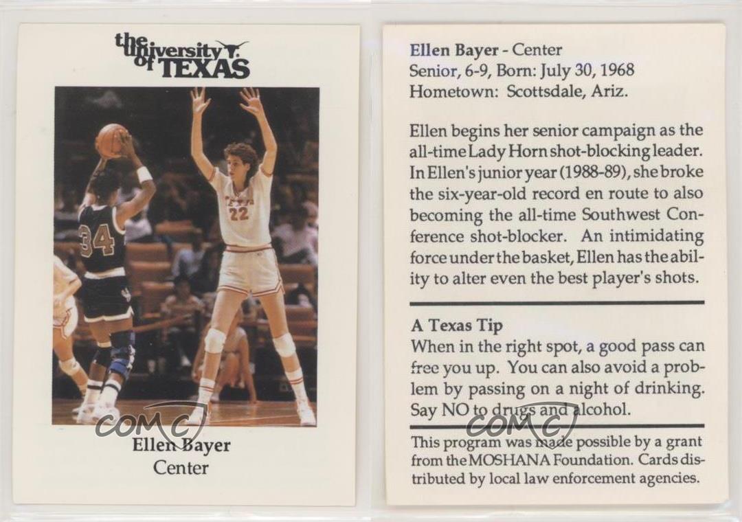 1989 Texas Longhorns Police Ellen Bayer | eBay