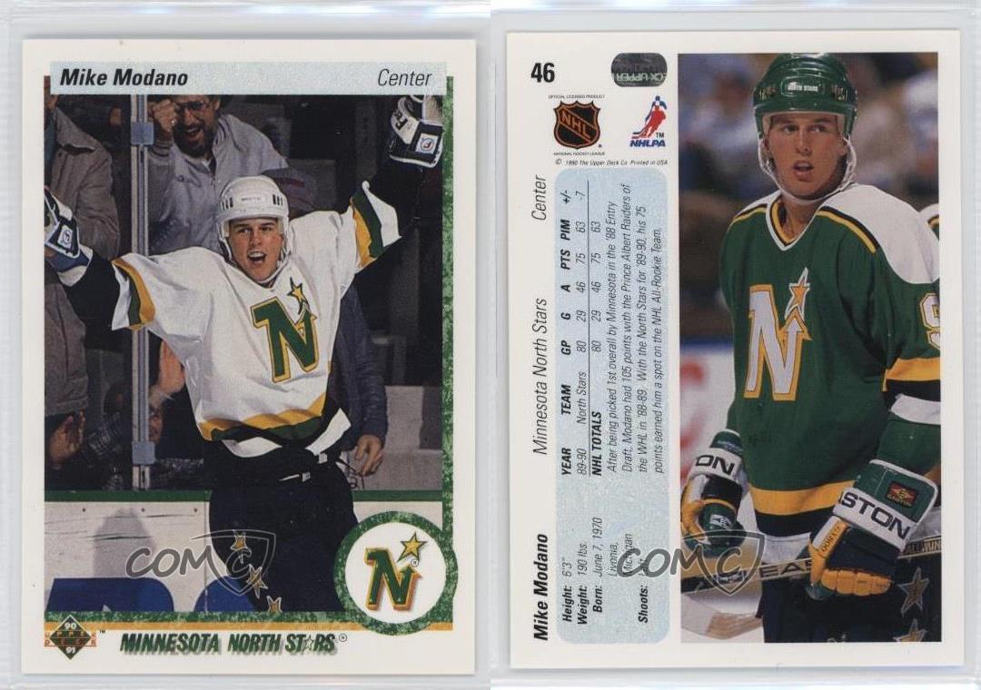 1990-91 Upper Deck Mike Modano #46 Rookie RC HOF