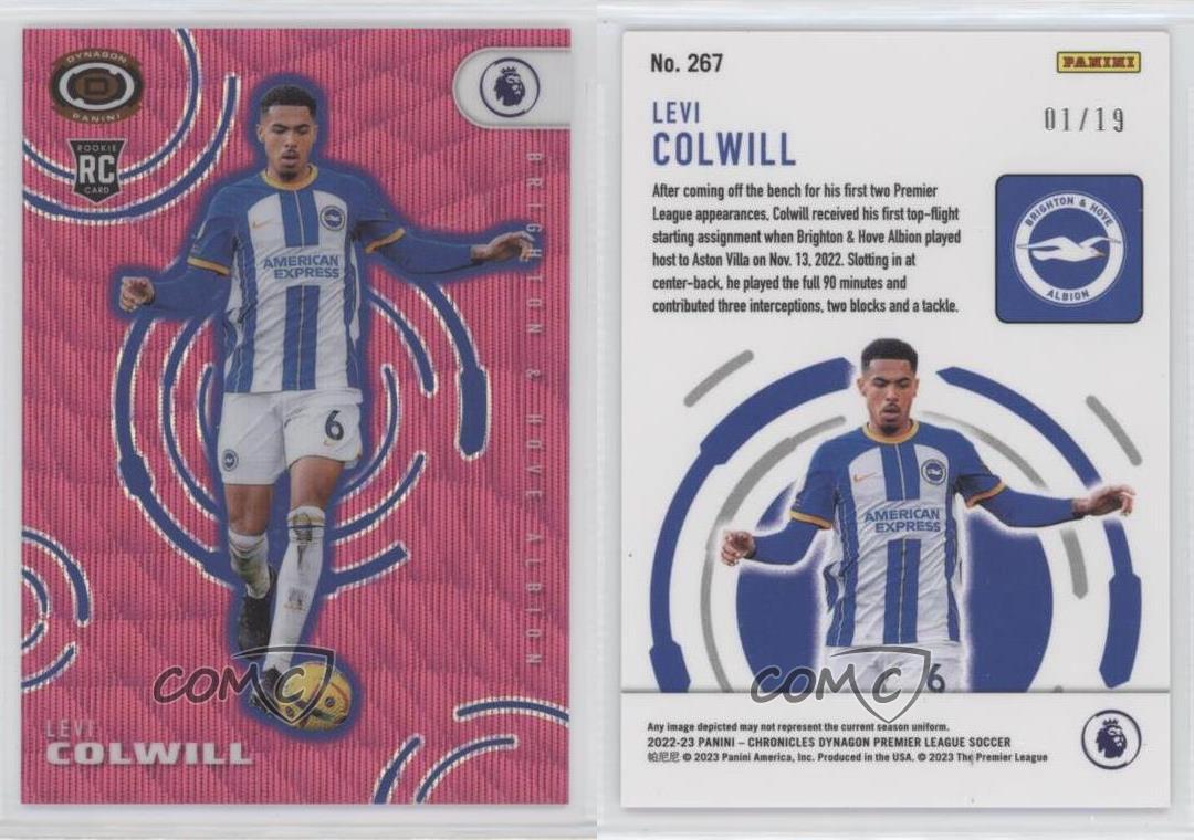 Panini Chronicles Dynagon 2022 FOTL Pink Wave Prizm /19 Levi Colwill Rookie boutiques RC