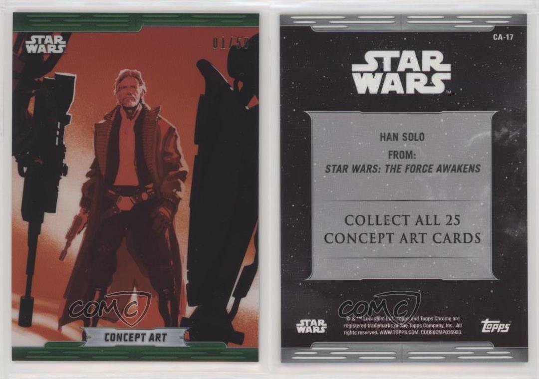 2019 Topps Chrome Star Wars Legacy #84 Introducing Han Solo COND ID:13904