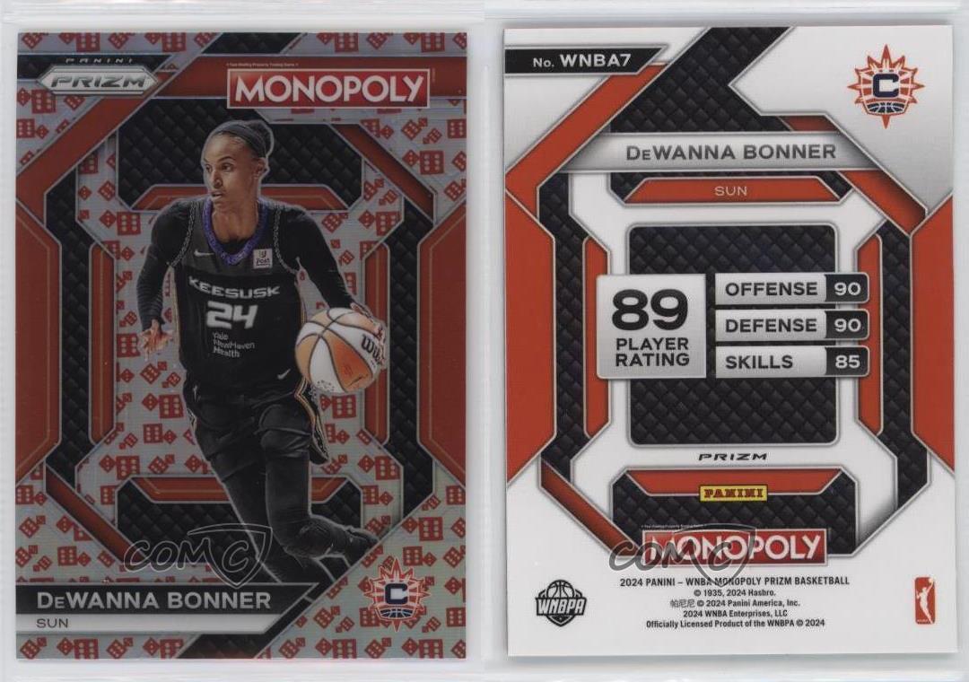 2024 Panini Prizm Monopoly WNBA Prizm Skills Dice Prizm DeWanna Bonner #WNBA7 - Picture 3 of 3
