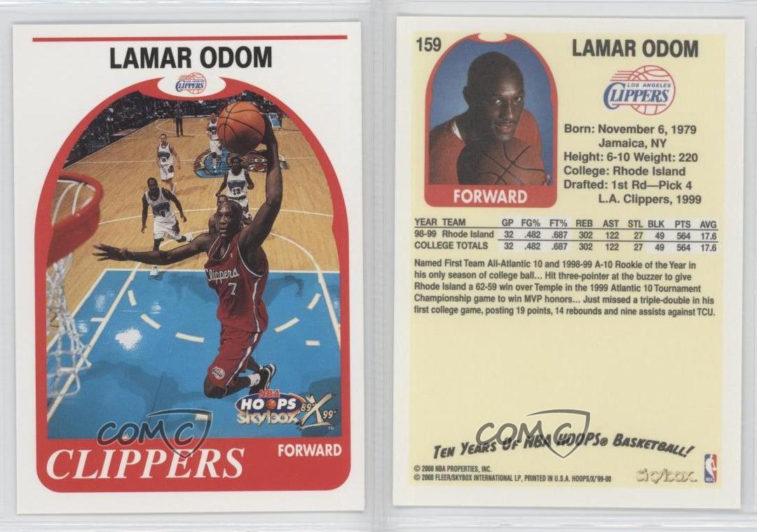 1999-00 Hoops Decade New Style #2NS Lamar Odom Rhode Island Rams