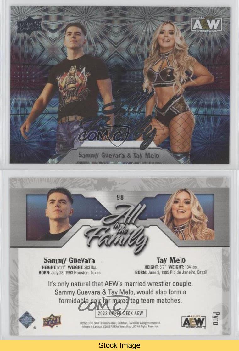 2023 AEW All Elite Wrestling in the Family Pyro Sammy Guevara Tay Melo #98 - Bild 3 von 4