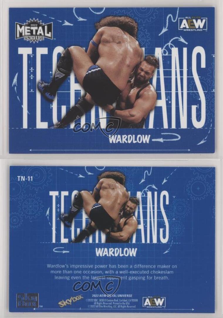 2022 Skybox Metal Universe AEW All Elite Wrestling Technicians Wardlow #TN-11