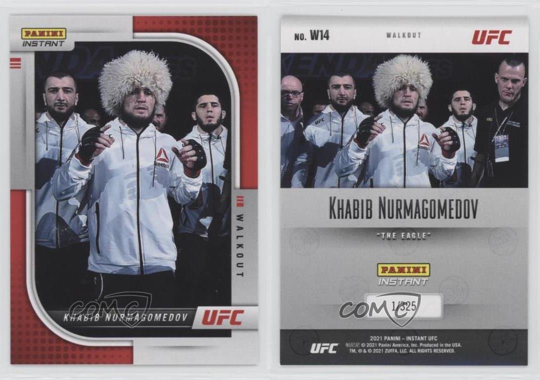 2021 Panini Instant UFC Walkout Khabib Nurmagomedov #W14 Limited to 325