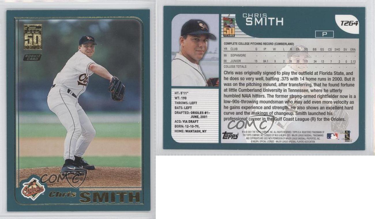 2001 Topps Traded  Rookies Chris Smith #T264 | eBay