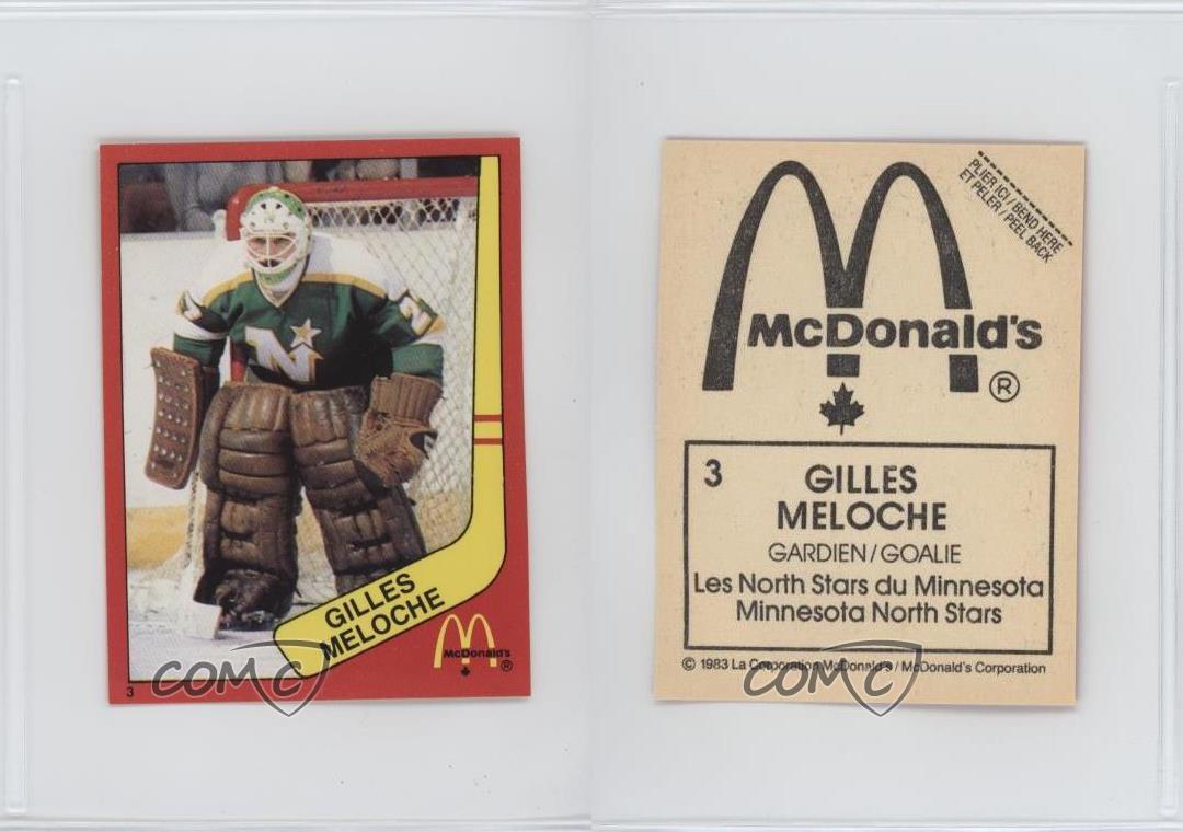 1982-83 McDonald's Stickers Gilles Meloche #3