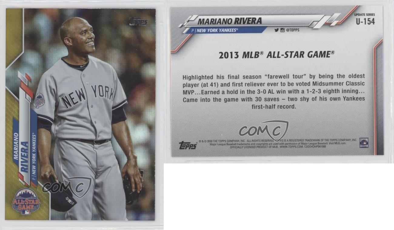 2020 Topps Update (2013 MLB All-Star Game) Mariano Rivera #U-154