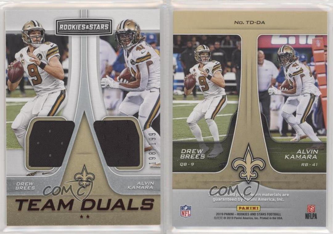 Alvin Kamara New Orleans Saints Assorted Football Cards 5 Card Lot