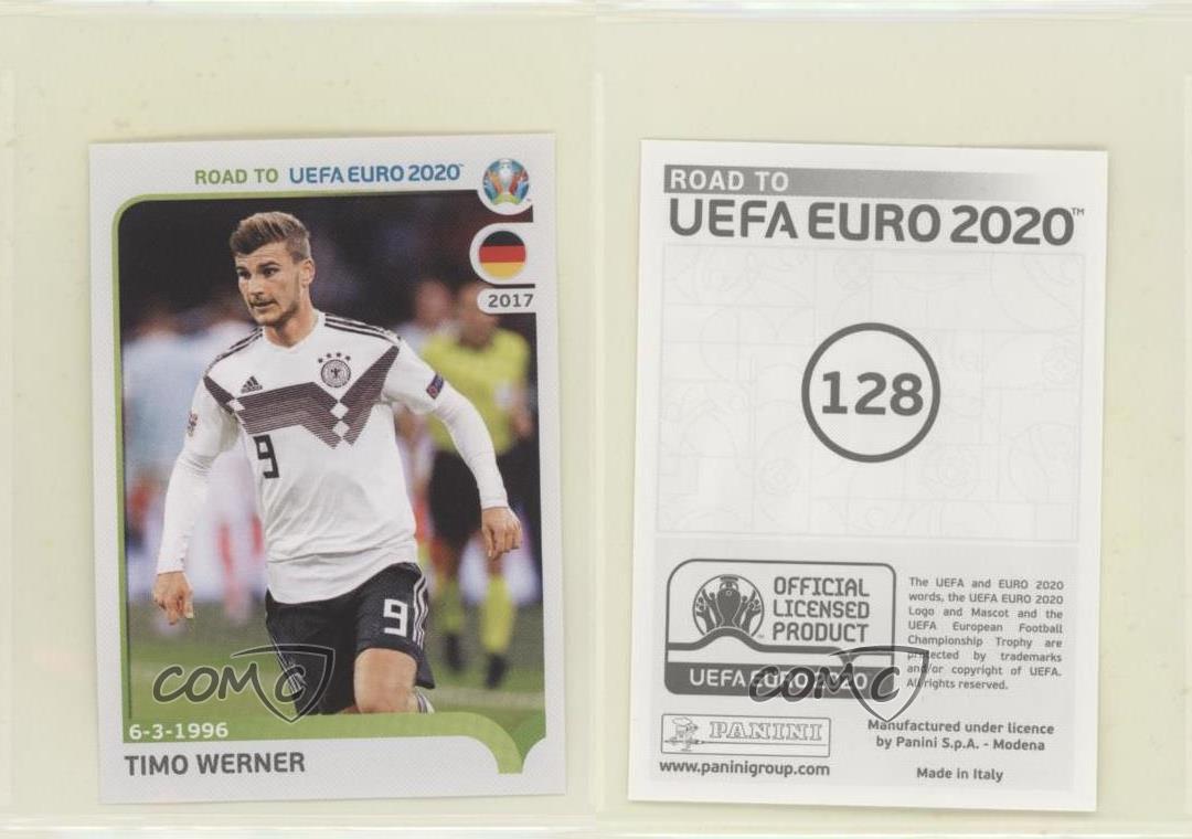 Road to EM 2020 Deutschland Timo Werner Sticker 128 
