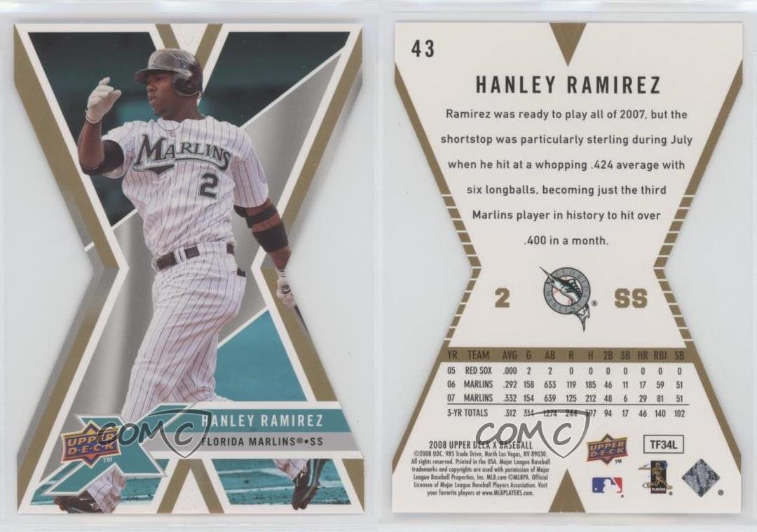 2009 Upper Deck X Die Cut #35 Hanley Ramirez - NM-MT - The Dugout  Sportscards & Comics