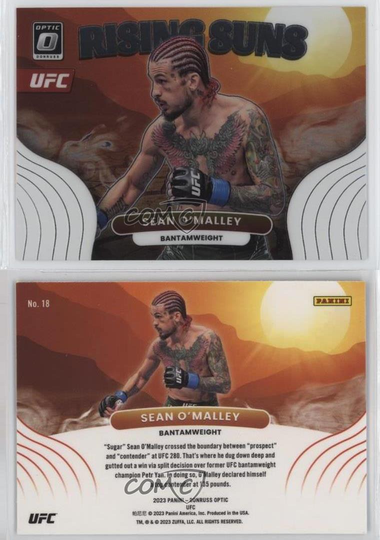 2023 Panini Donruss Optic UFC Rising Suns Sean O'Malley #18