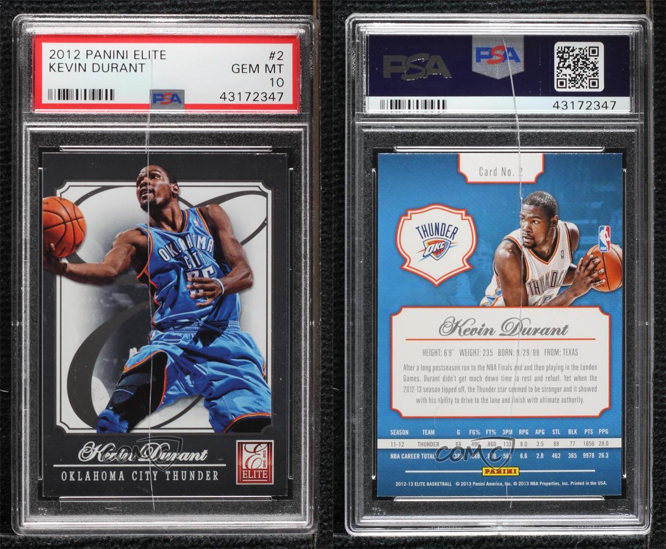 その他 panini KEVIN DURANT PSA 10 GEM MT その他 panini KEVIN DURANT PSA 10 GEM MT PSA10] mc34 Panini