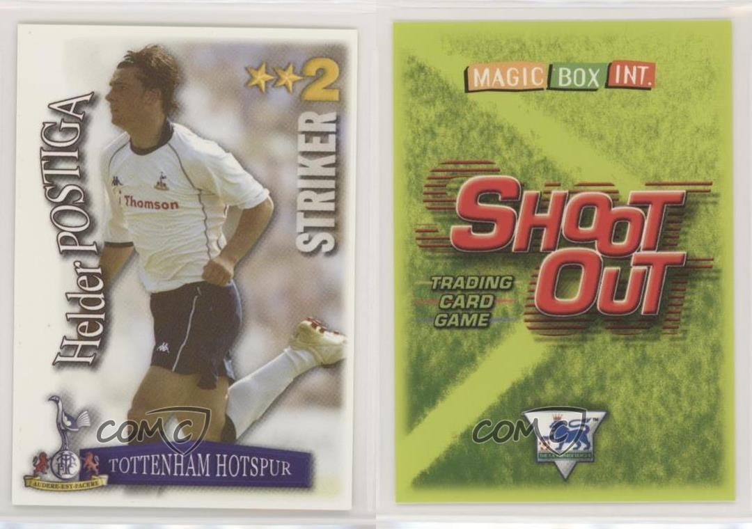 2003 Magic Box International Shoot Out Premier League Helder Postiga Rookie RC