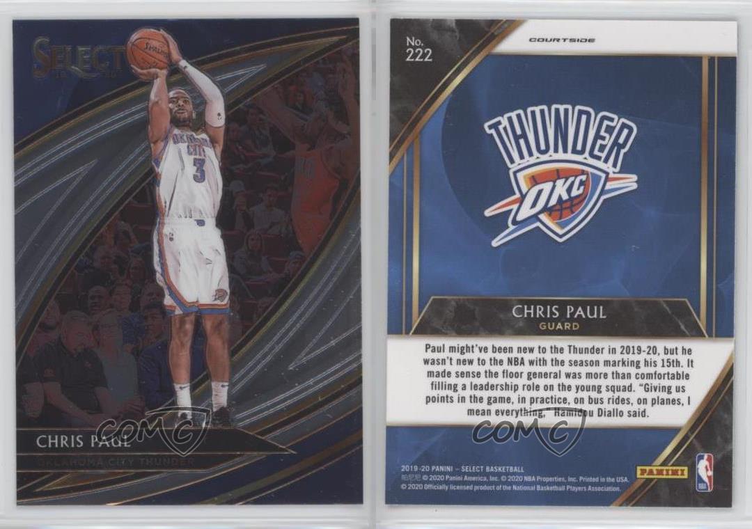 Panini soldes Select Courtside 2019-20 Chris Paul #222