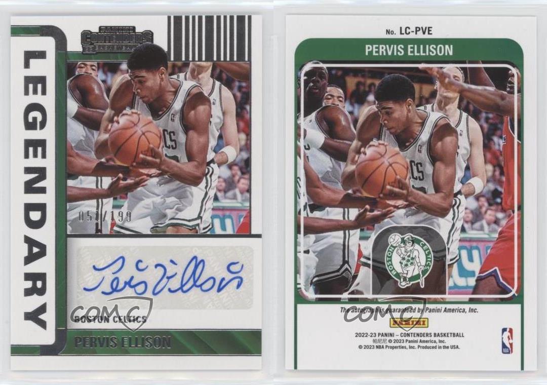 2022-23 Panini Contenders Legendary /199 Pervis Ellison #LC-PVE Auto