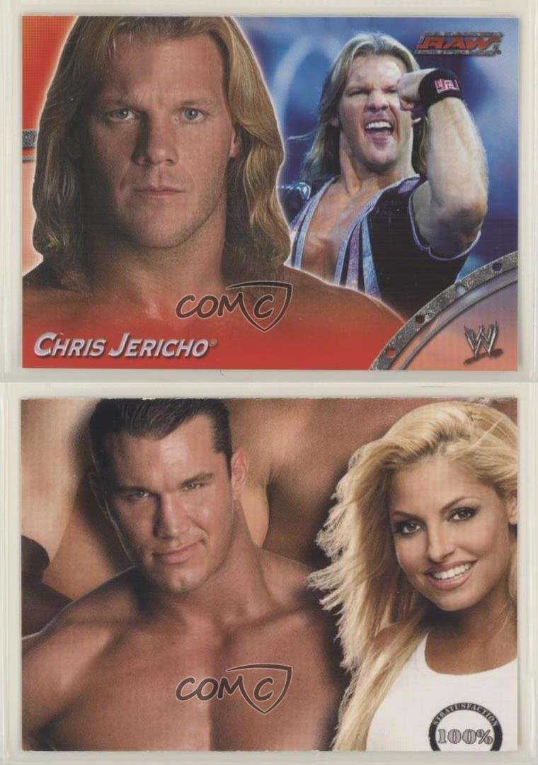 2004 Topps UK RAW & Smackdown! Apocalypse: Italian Edition Puzzles Chris Jericho - Picture 3 of 3